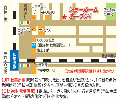 スーパダンス・ジャパン（株）への地図