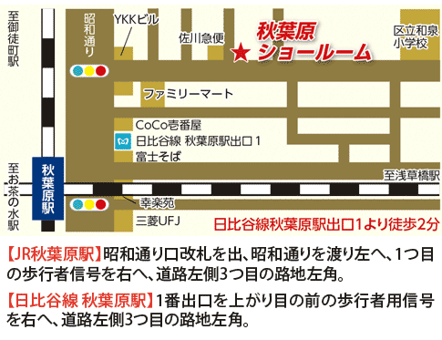 スーパダンス・ジャパン（株）への地図